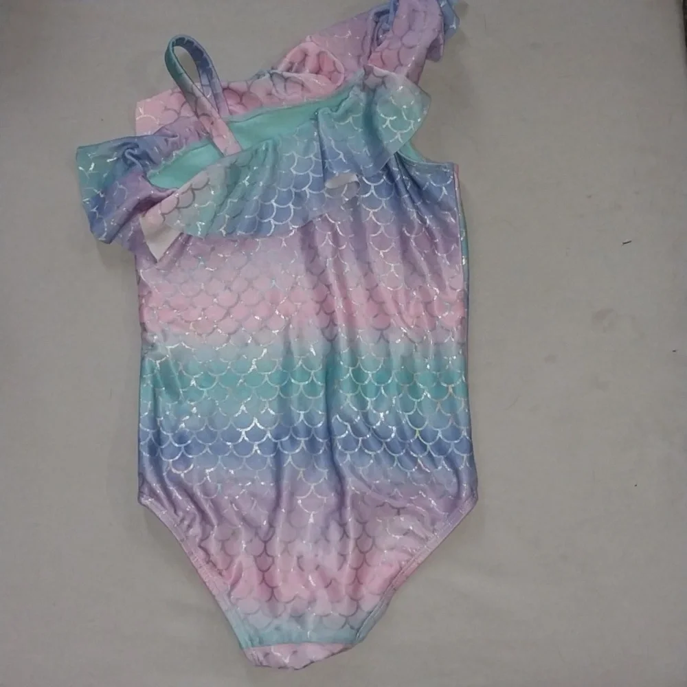 H&M Pastel Mermaid Scale Bathing Suit 5/6